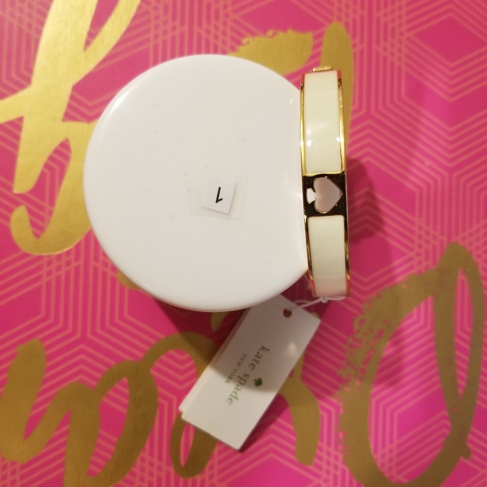 BNWT kate spade white bangle